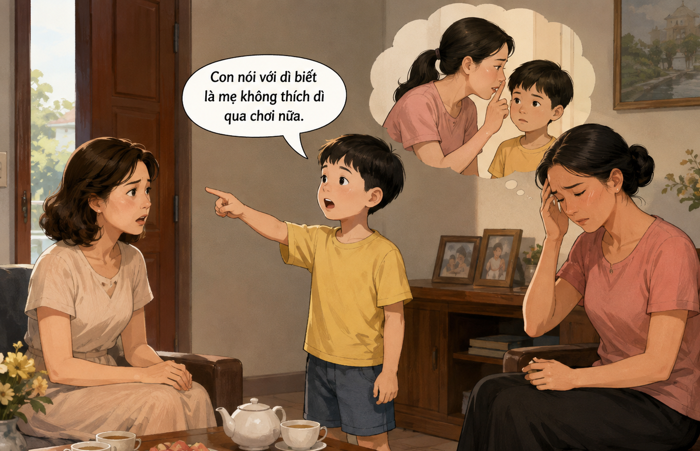 Đừng để con nói thay những điều người lớn nên tự nói